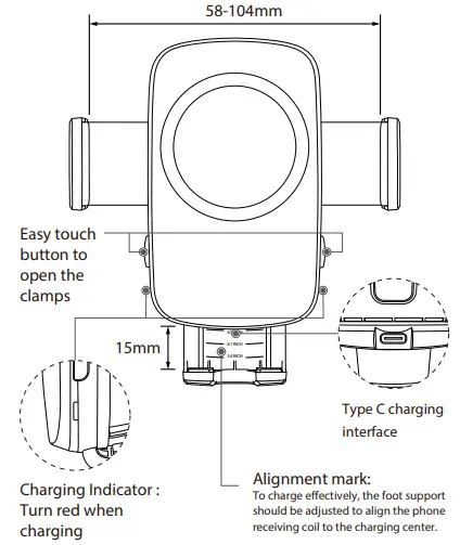 Wireless Charging Holder