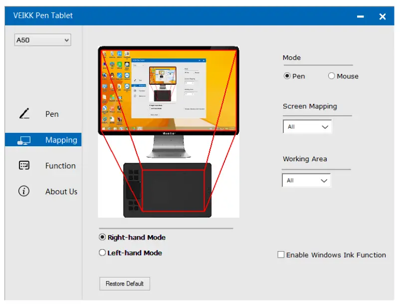 VEIKK-A50-Graphic-Pen-Tablet-fig1
