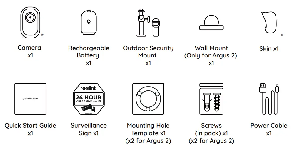 reolink Argus 2 Solar Powered Security Camera