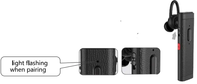 Glazata B30 Bluetooth Headset with Dual Microphones Long Last Battery and Mute Function-fig3