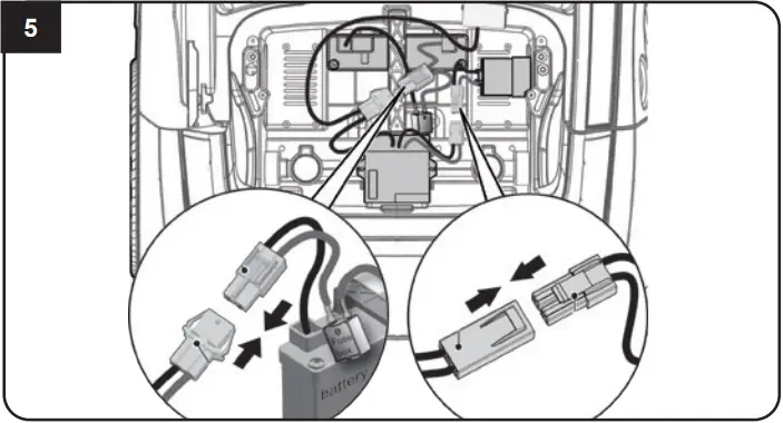 JAMARA 460200 Ride on Audi Q8 Children Car - Assembly 5