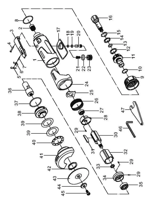 Clarke CAT127 Cut Off Tool - Fig