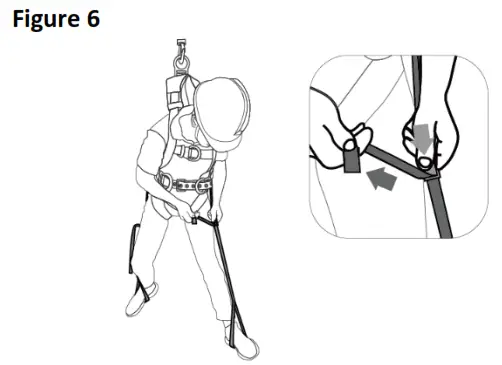 Honeywell Miller H700 Full Body Harness Industry Comfort - Fig5