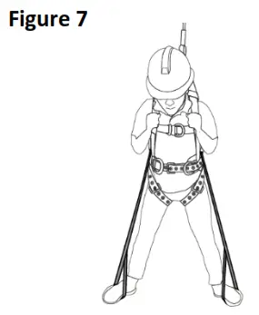 Honeywell Miller H700 Full Body Harness Industry Comfort - Fig6