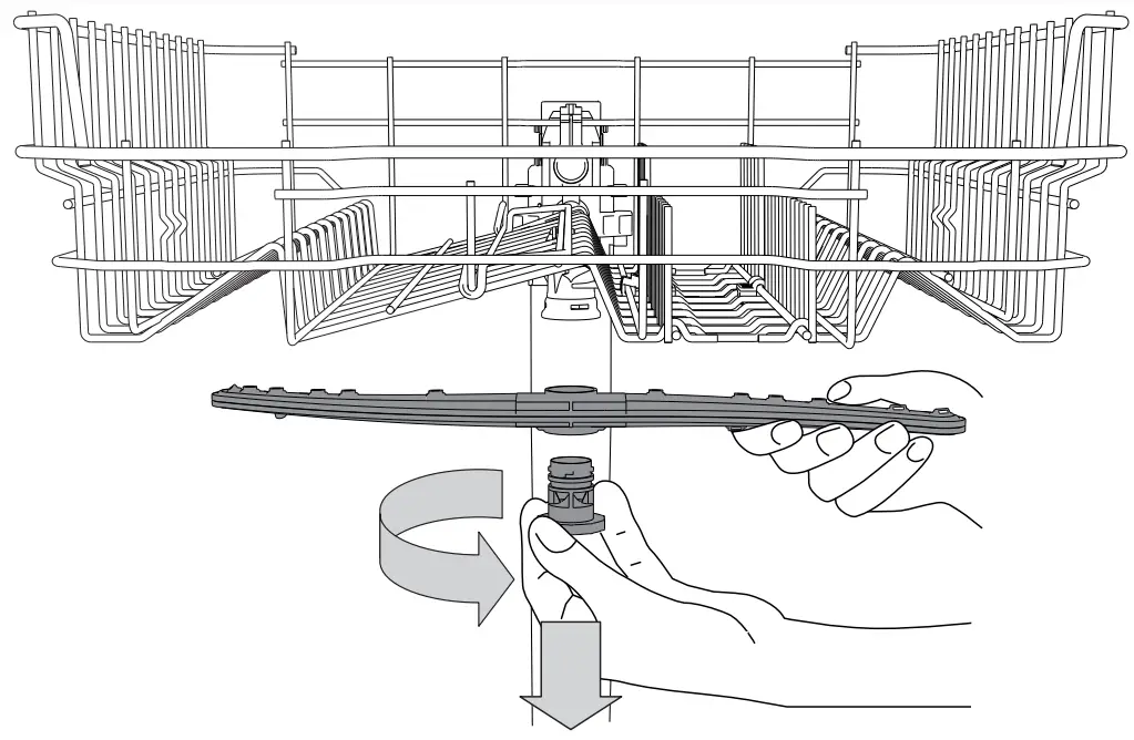 CLEANING THE SPRAY ARMS