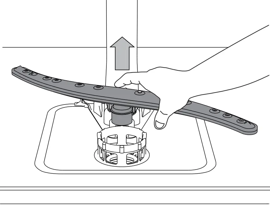 CLEANING THE SPRAY ARMS