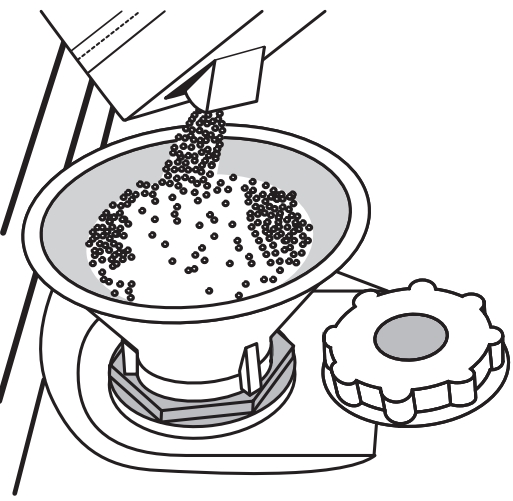 FILLING THE SALT RESERVOIR