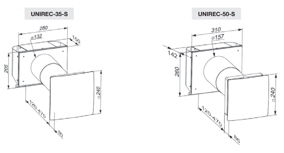 SODECA UNIREC High Efficiency Single Zone Heat Recovery Ventilators - 2