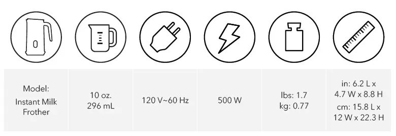 Product specifications