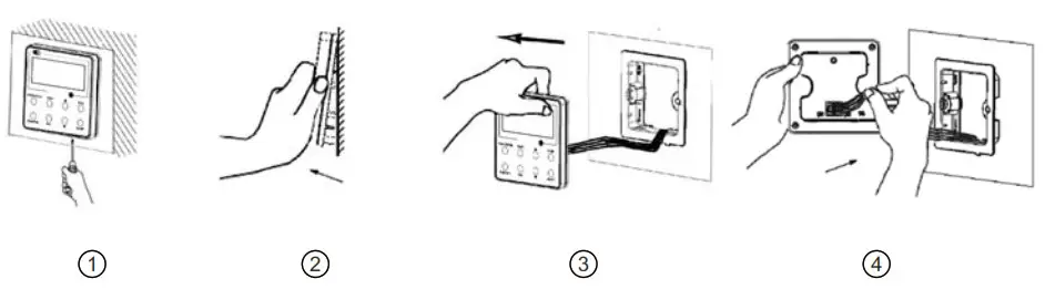 ALPICAIR XE73 44E Wired Controller - Installation and Dismantlement 9