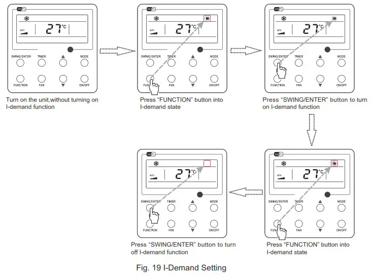 ALPICAIR XE73 44E Wired Controller - Operation Instructions 17