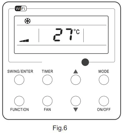 ALPICAIR XE73 44E Wired Controller - Operation Instructions 3
