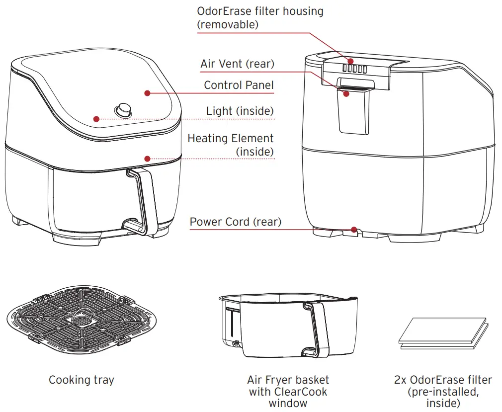 Instant B07VHFMZHJ VORTEX PLUS 6QT Air Fryer Oven - Air Fryer