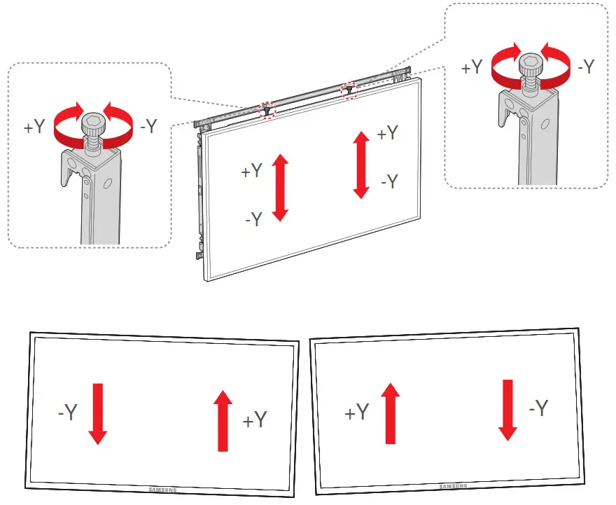 SAMSUNG Wall Mount - Direction Y