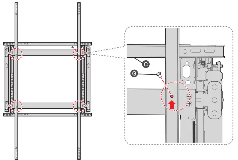 SAMSUNG Wall Mount - Easy Installation Function 1