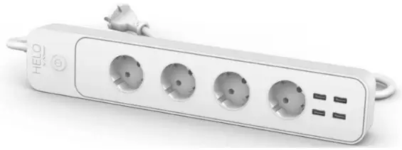 STRONG 222135 HELO-POWER-4-EU Smart Wi-Fi Power Strip