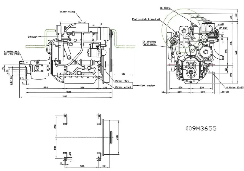 BUKH-DV36-RME-Marine-Diesel-Lifeboat-Engine-13