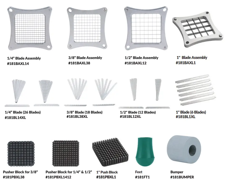 GARDE XL 181XLDC14 XL Vegetable Dicers - ffig 1