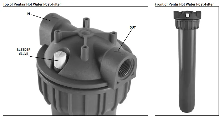 PENTAIR PHT20-P 20” Hot Water Post-Filter System - Figure 2
