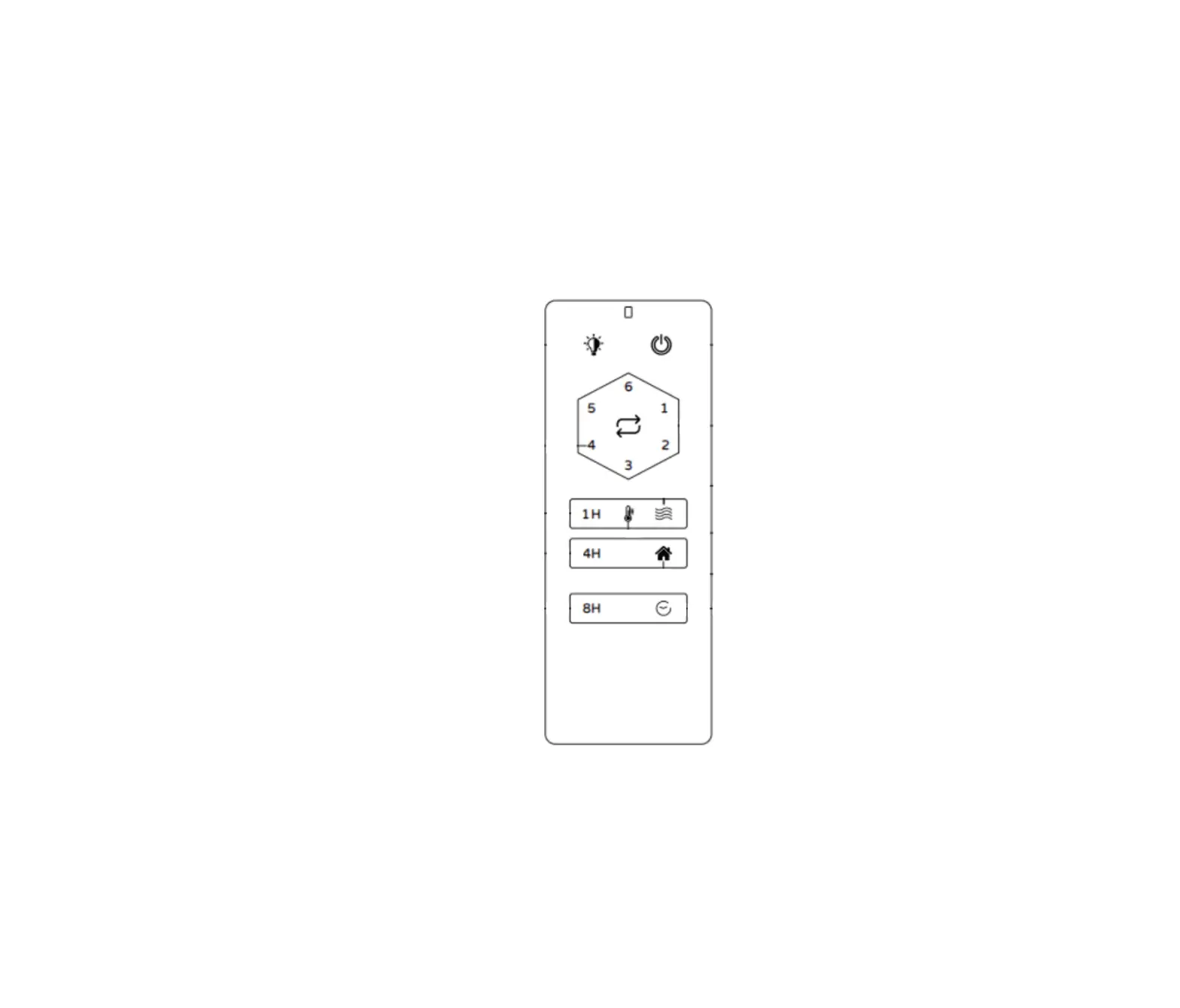 Foshan Shunde Fengyun Electric Appliance Fyd-3598 Dc Fan Lamp Remote Control User Manual