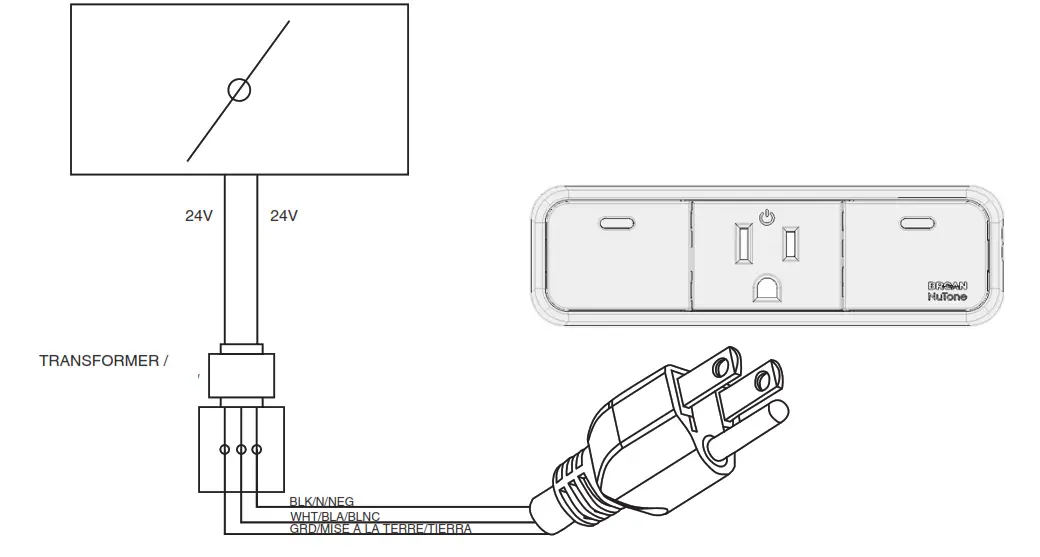 BROAN NuTone BIAQSP100P Overture Smart Plug - fig2