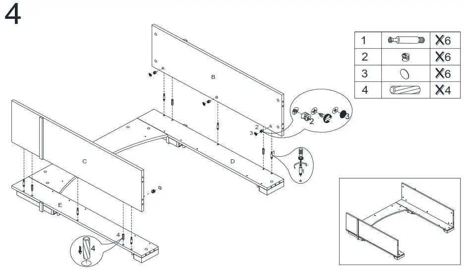Southern ENTERPRISES HD053240 48 in Smart Electric Fireplace in White and Black - overview 11