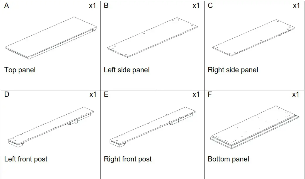 Southern ENTERPRISES HD053240 48 in Smart Electric Fireplace in White and Black - overview 3