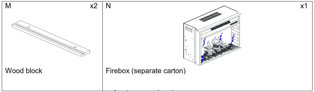 Southern ENTERPRISES HD053240 48 in Smart Electric Fireplace in White and Black - overview 5