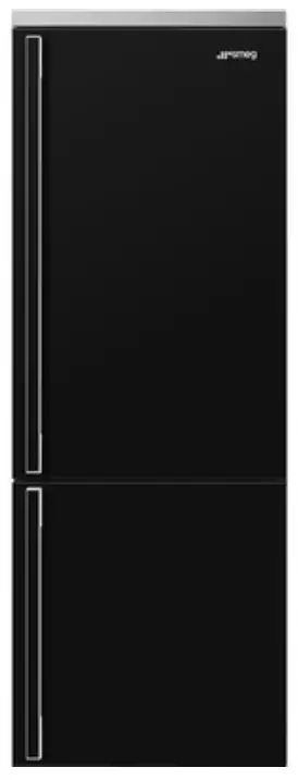 smeg FA490URBL 28 Inch Freestanding Bottom Mount Refrigerator