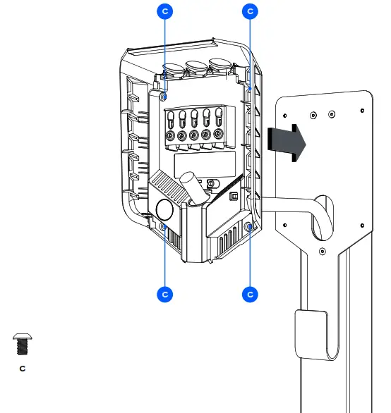 easee BPR1W001 Base Charging Pedestal PR 1-Way - fig4