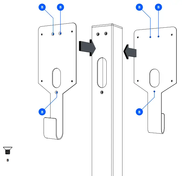 easee BPR1W001 Base Charging Pedestal PR 1-Way - fig7