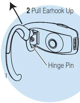 motorola H500 Bluetooth Handsfree Headset - CHANGING FOR USE 2