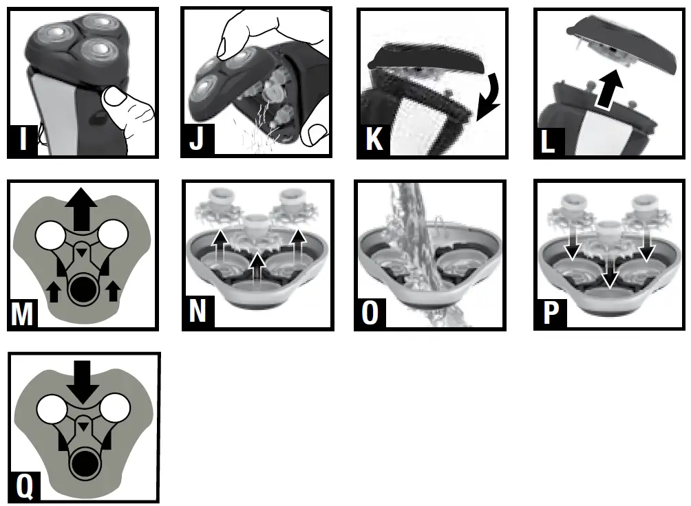 Remington R3-4110A Rotary Shaver, Mens Electric Razor, Electric Shaver (5)