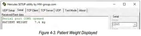 FIG 29 Connecting to a Serial Port