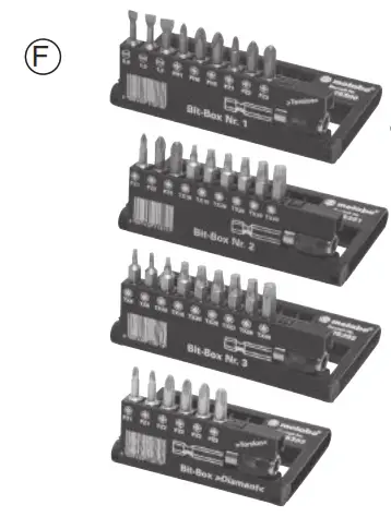 metabo 602207880 BS 18 MD Cordless Drill Screwdriver - fig f