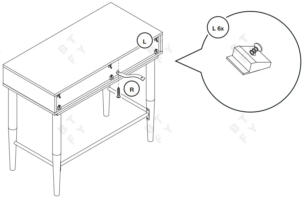 BT FY 4000238 Makeup Furniture and Storage - 11