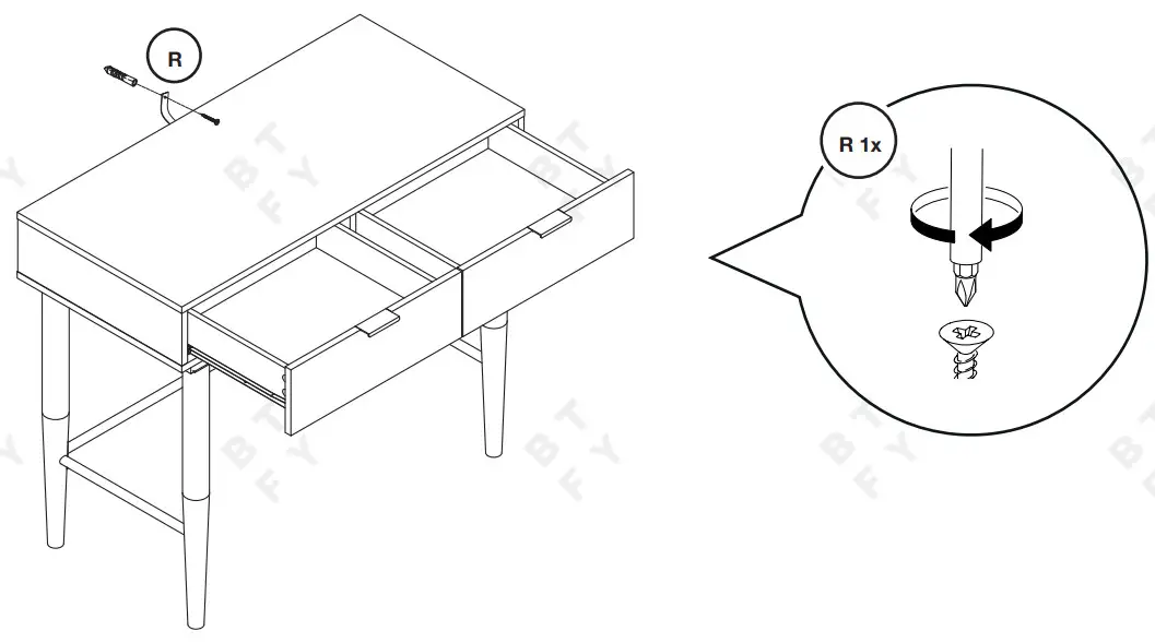 BT FY 4000238 Makeup Furniture and Storage - 12