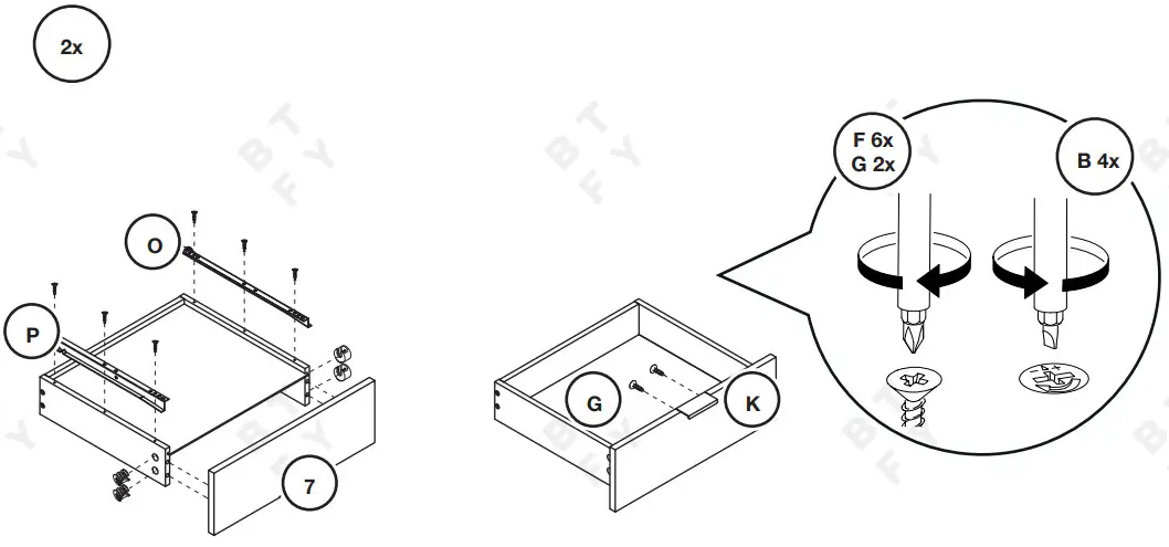 BT FY 4000238 Makeup Furniture and Storage - 4