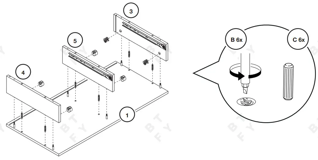 BT FY 4000238 Makeup Furniture and Storage - 5
