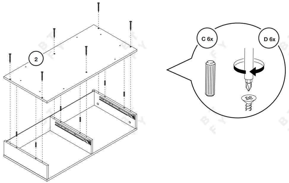 BT FY 4000238 Makeup Furniture and Storage - 7