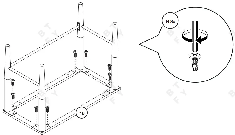 BT FY 4000238 Makeup Furniture and Storage - 9