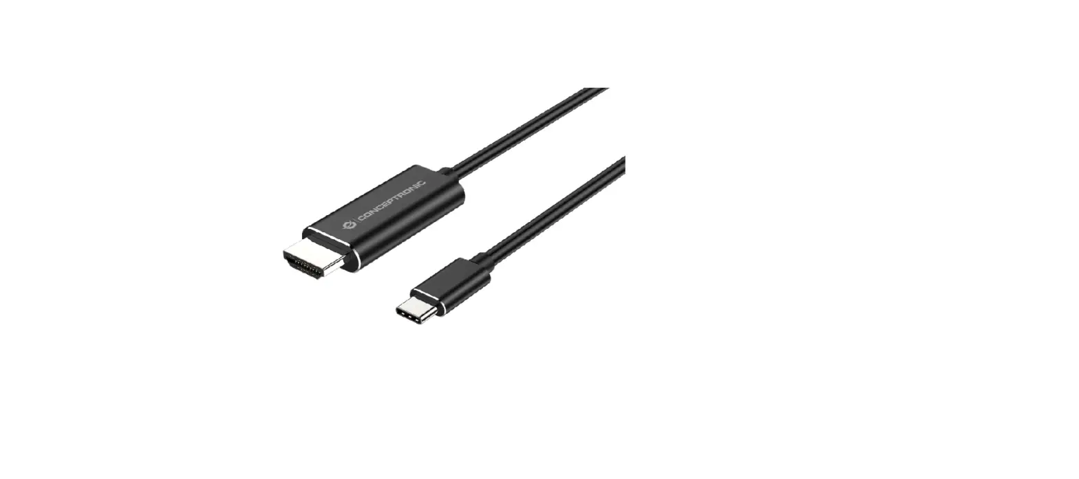 Conceptronic Abby04b Male To Male Usb-c To Hdmi Cable Instructions