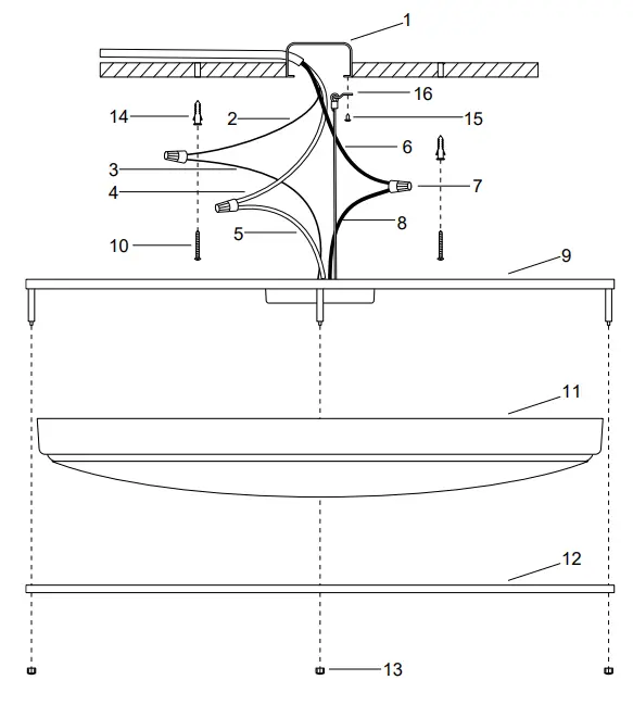 EnviroLite-3200LEDC-32-in.-Oval-Matte-Black-Integrated-3000K-CCT-LED-Ceiling-Light-Flush-Mount-FIG1