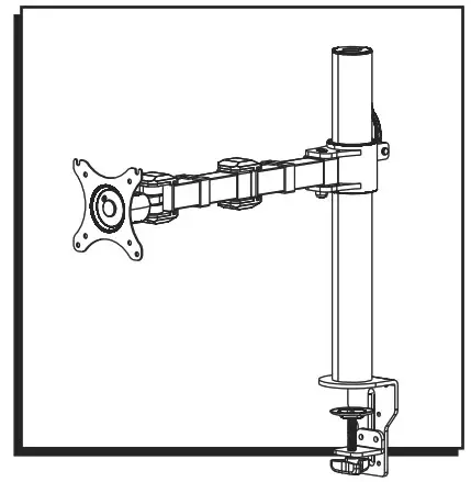 ULINE H-7618 Single Monitor Mount Standard - Cover