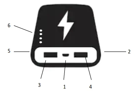 Livoo TEA267 Power Bank - charger
