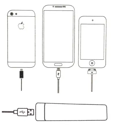 Livoo TEA267 Power Bank - usb1
