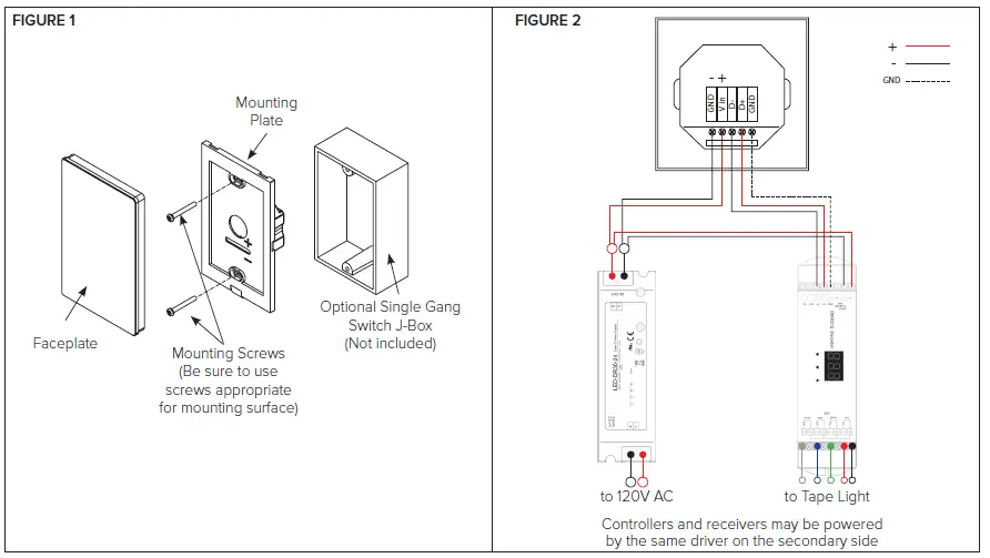 AMERICAN-LIGHTING-Trulux-DMX-3Z-Touch-Control-Controller-Instruction-Manual-fig-1