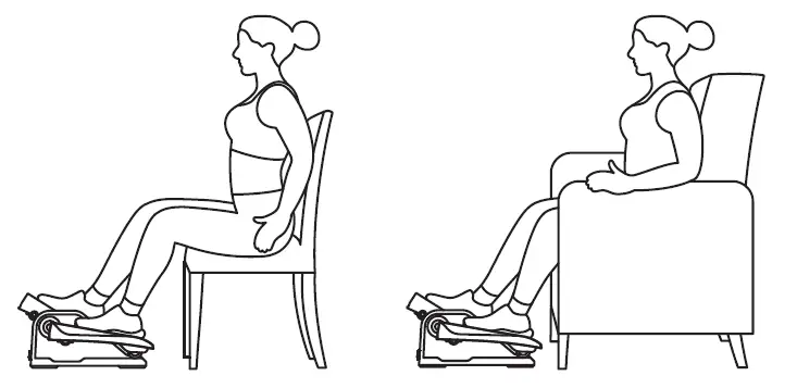 uDesk Mini Elliptical Machine Instruction fig 13
