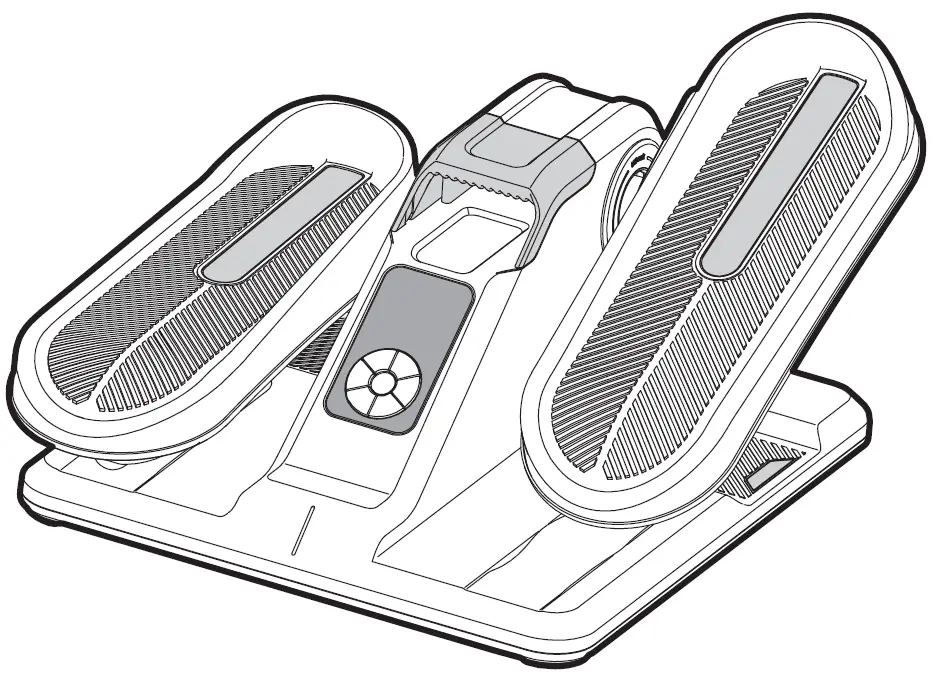 uDesk Mini Elliptical Machine Instruction product