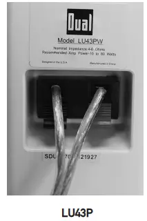 Dual Electronics LU53PB Speakers with Powerful Bass 4